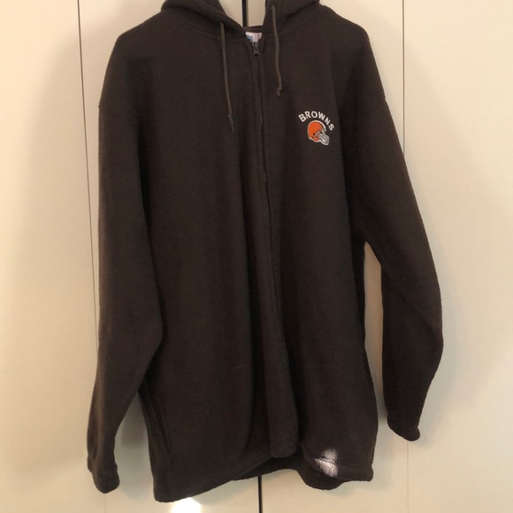Men’s Cleveland Browns Zip up Jacket - Picture 1 of 4
